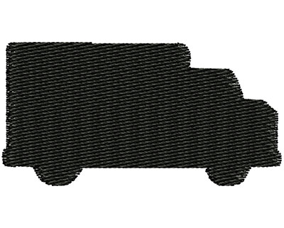 Embroidery Design: Truck Outline 1.98w X 1.01h