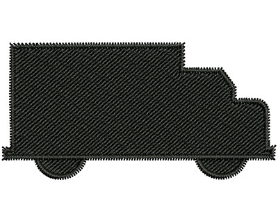 Embroidery Design: Truck Outline 2.28w X 1.14h