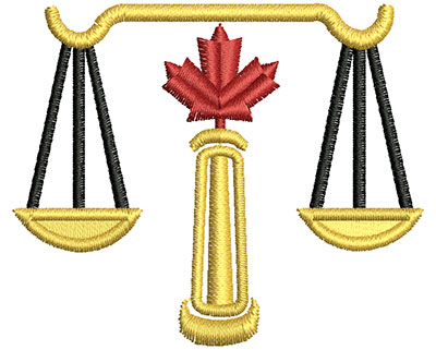 Embroidery Design: Canadian Weighted Scale 2.50w X 2.09h
