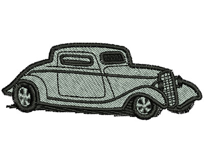 Embroidery Design: Vintage Car 2.77w X 1.07h