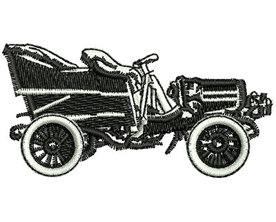 Embroidery Design: Vintage Convertible Car 2.59w X 1.28h