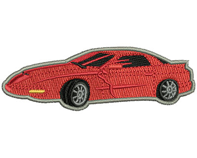 Embroidery Design: Sports Car 3.63w X 1.20h
