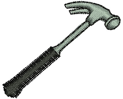 Embroidery Design: Hammer 1.33w X 1.09h