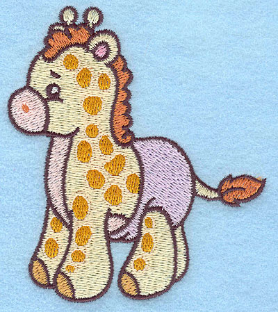 Embroidery Design: Baby Giraffe 3.39w X 3.89h