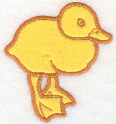 Embroidery Design: Duck applique side view4.37w X 5.00h