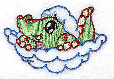 Embroidery Design: Alligator 3.42w X 2.24h