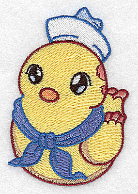 Embroidery Design: Toy duck 2.60w X 3.76h