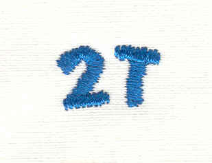 Embroidery Design: Closet divider boys 2T 4.86w X 0.75h