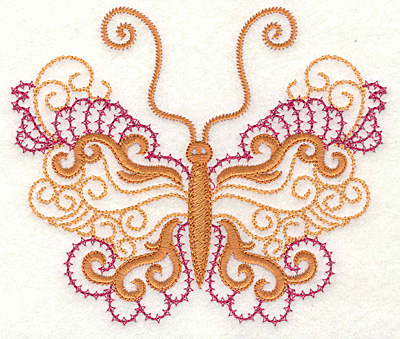 Embroidery Design: Butterfly 1 large 4.97w X 4.23h