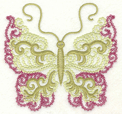 Embroidery Design: Butterfly 2 large 4.96w X 4.75h