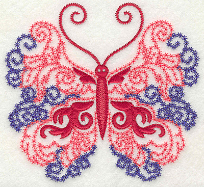 Embroidery Design: Butterfly 4 large 4.96w X 4.58h