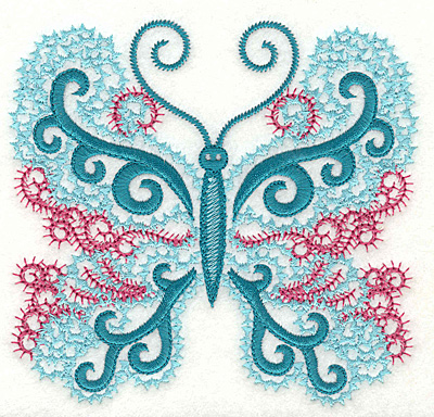 Embroidery Design: Butterfly 5 large 4.94w X 4.66h