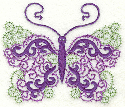 Embroidery Design: Butterfly 9 large 4.98w X 4.23h