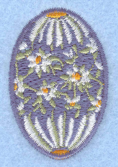 Embroidery Design: Easter egg small daisy1.37w X 2.02h