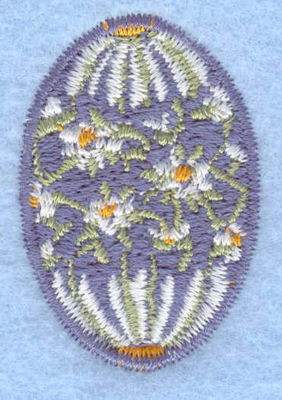 Embroidery Design: Easter egg mini daisy1.06w X 1.56h