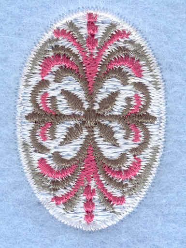 Embroidery Design: Easter egg mini pattern1.06w X 1.58h