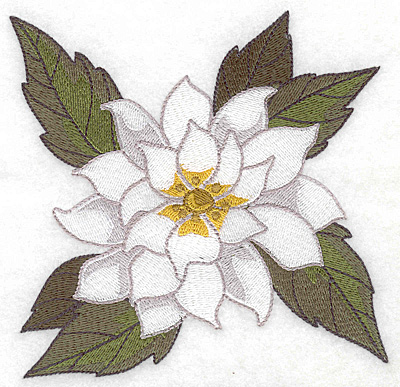 Embroidery Design: Poinsetta large 4.98w X 4.91h