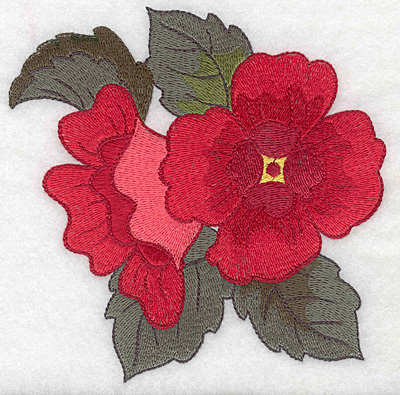 Embroidery Design: Anemone large 4.92w X 4.98h