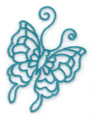 Embroidery Design: Butterfly C  2.24w X 3.01h