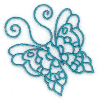 Embroidery Design: Butterfly D 2.72w X 2.76h