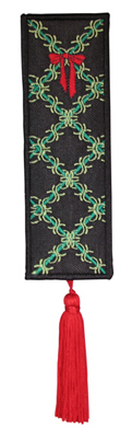 Embroidery Design: Bookmark 205 Ribbon design2.29w X 6.79h
