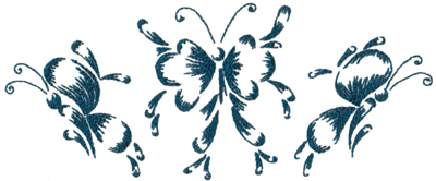 Embroidery Design: Butterflies and Bubbles 2610.31" x 4.28"