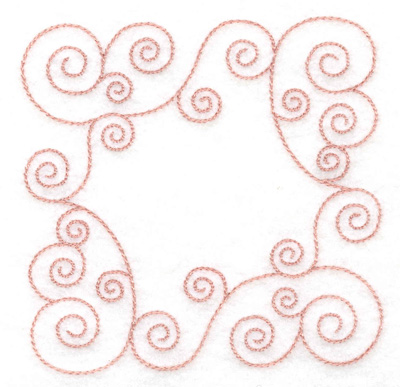 Embroidery Design: Block swirls small 3.89w X 3.89h