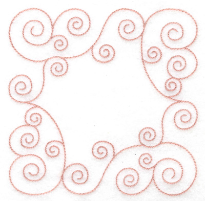 Embroidery Design: Block swirls large 4.98w X 4.98h