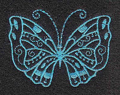Embroidery Design: Butterfly B 2.01w X 1.50h