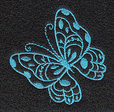 Embroidery Design: Butterfly D 2.00w X 2.01h