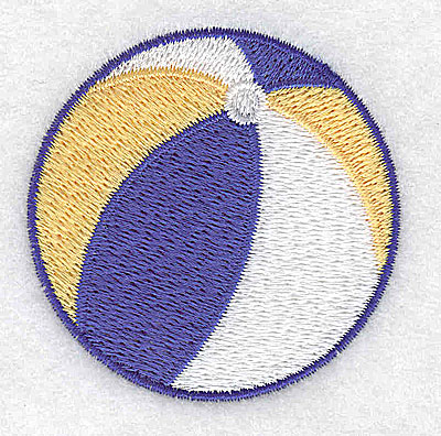 Embroidery Design: Beach ball 2.29w X 2.29h