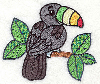 Embroidery Design: Tucan large 4.24w X 3.59h