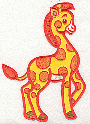 Embroidery Design: Giraffe two appliques 6.97w X 4.95h