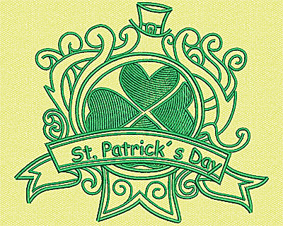 Embroidery Design: St Patricks Day 3.94w X 4.56h
