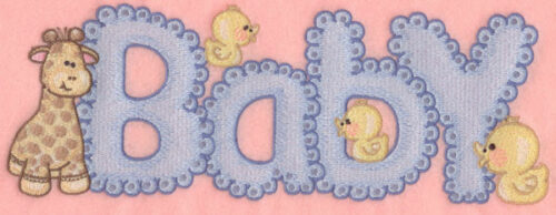 Embroidery Design: Baby10.92w X 3.92h