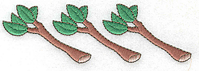 Embroidery Design: Tree Branches  4.96w X 1.56h