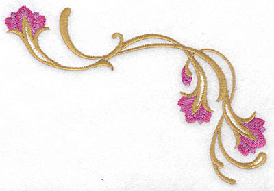 Embroidery Design: Floral fancy 5.69w X 4.07h
