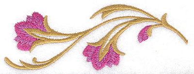 Embroidery Design: Flower C large 4.98w X 1.82h
