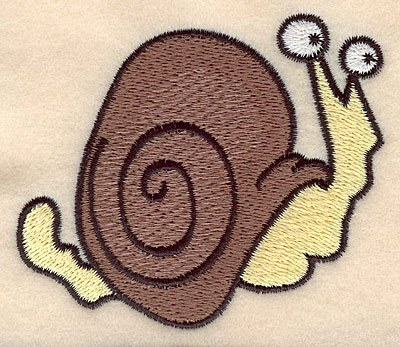 Embroidery Design: Snail large 3.50"w X 2.93"h