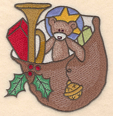 Embroidery Design: Santa's sack large4.38w X 4.63h