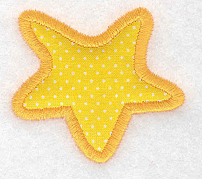 Embroidery Design: Star (applique)  2.25w X 2.03h