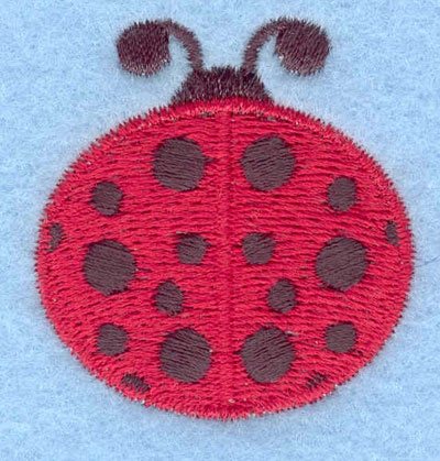 Embroidery Design: Ladybug small1.59w X 1.70h
