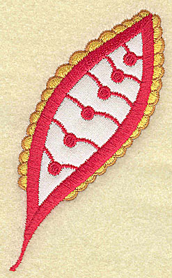 Embroidery Design: Christmas Paisley design A 2.28w X 3.82h