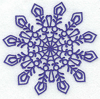 Embroidery Design: Snowflake 2 large 4.97w X 4.90h