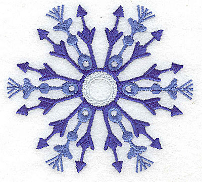 Embroidery Design: Snowflake 5 medium 3.84w X 3.49h