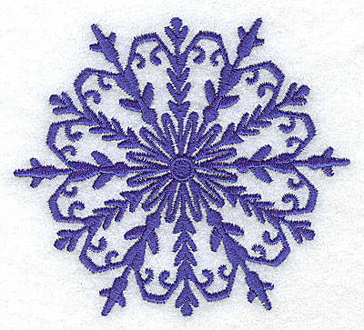Embroidery Design: Snowflake 6 medium 3.34w X 3.77h