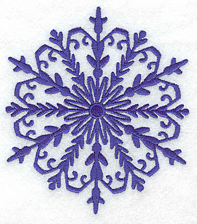 Embroidery Design: Snowflake 6 large 4.34w X 4.90h