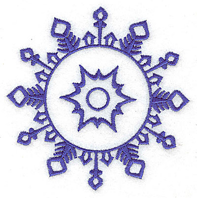 Embroidery Design: Snowflake 8 medium 3.83w X 3.83h