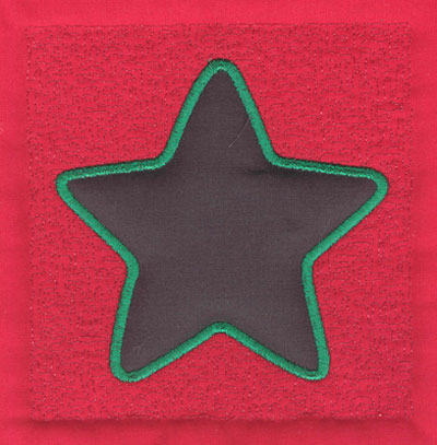 Embroidery Design: 4 inch Five Point Star3.89w X 4.02h