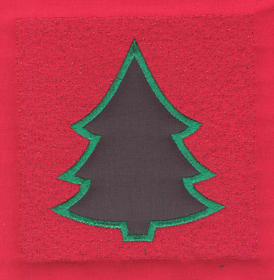 Embroidery Design: 4 inch Christmas Tree3.90w X 4.02h